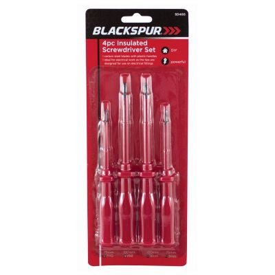Jeu de tournevis isolés BLACKSPUR 4 pièces