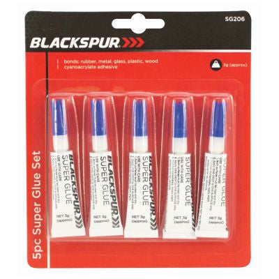 BLACKSPUR SUPER GLUE 5PK