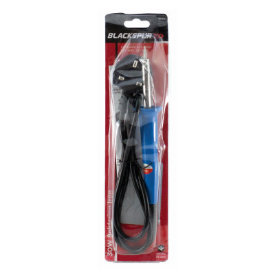 BLACKSPUR 30W SOLDERING IRON WITH SLOTTED TIP