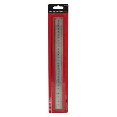RÈGLE EN ACIER BLACKSPUR DE 30 CM