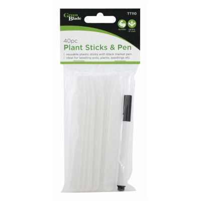 BLACSKPUR 40 BÂTONNETS ET UN STYLO POUR PLANTES