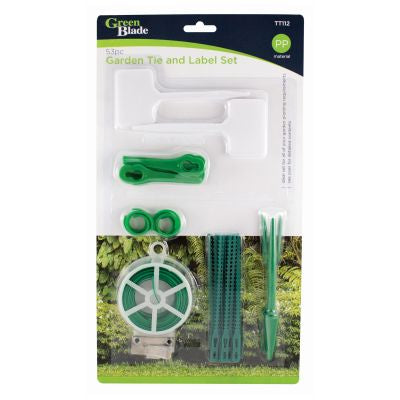 BLACKSPUR ENSEMBLE DE 53 ATTACHES ET ÉTIQUETTES DE JARDIN