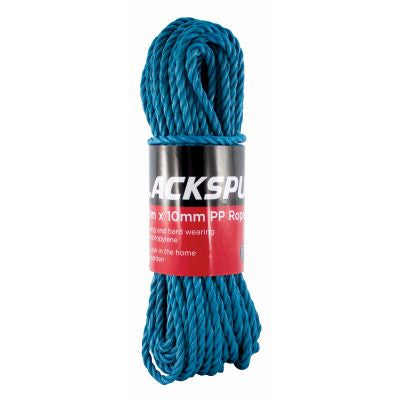 BLACKSPUR 30M X 9MM PP BRAIDED ROPE