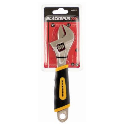 Clé à molette 8" robuste en acier trempé semi-professionnel à forte prise