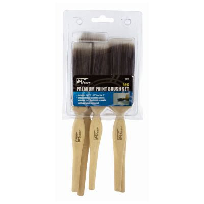 BLACKSPUR ENSEMBLE DE 5 PINCEAUX DE PEINTURE PREMIUM