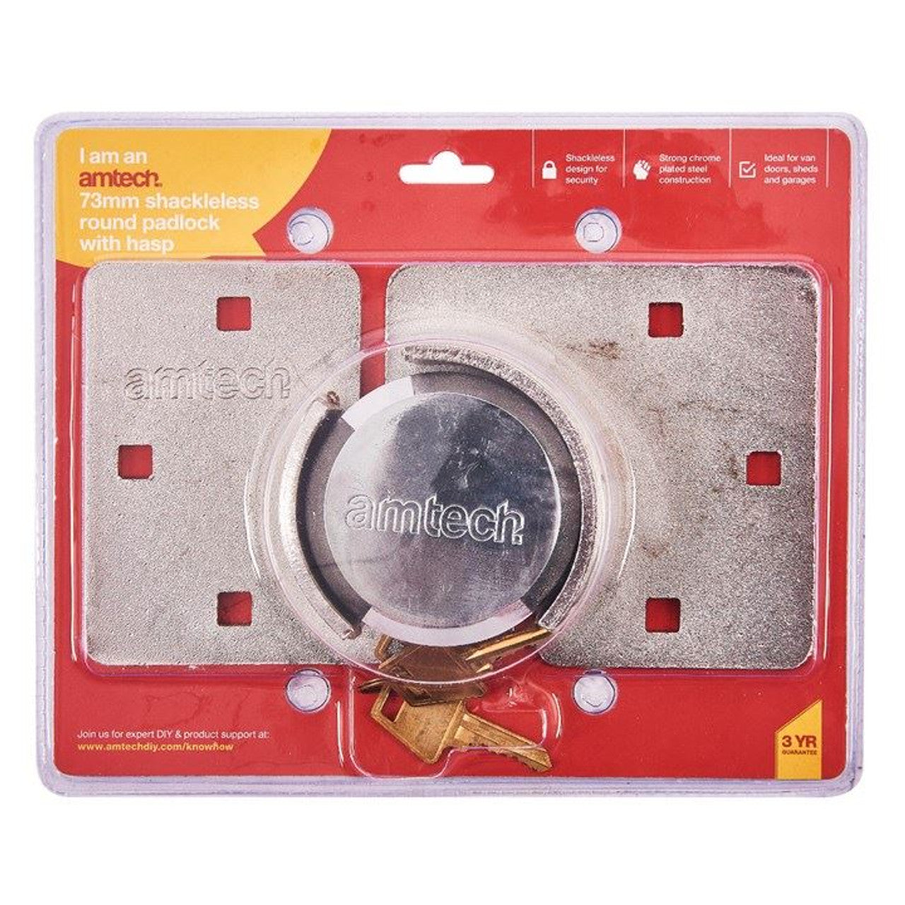 Cadenas rond AMTECH sans anse 73MM