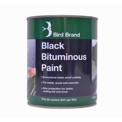 PEINTURE BITUMINEUSE NOIRE BIRDBRAND 1 LITRE