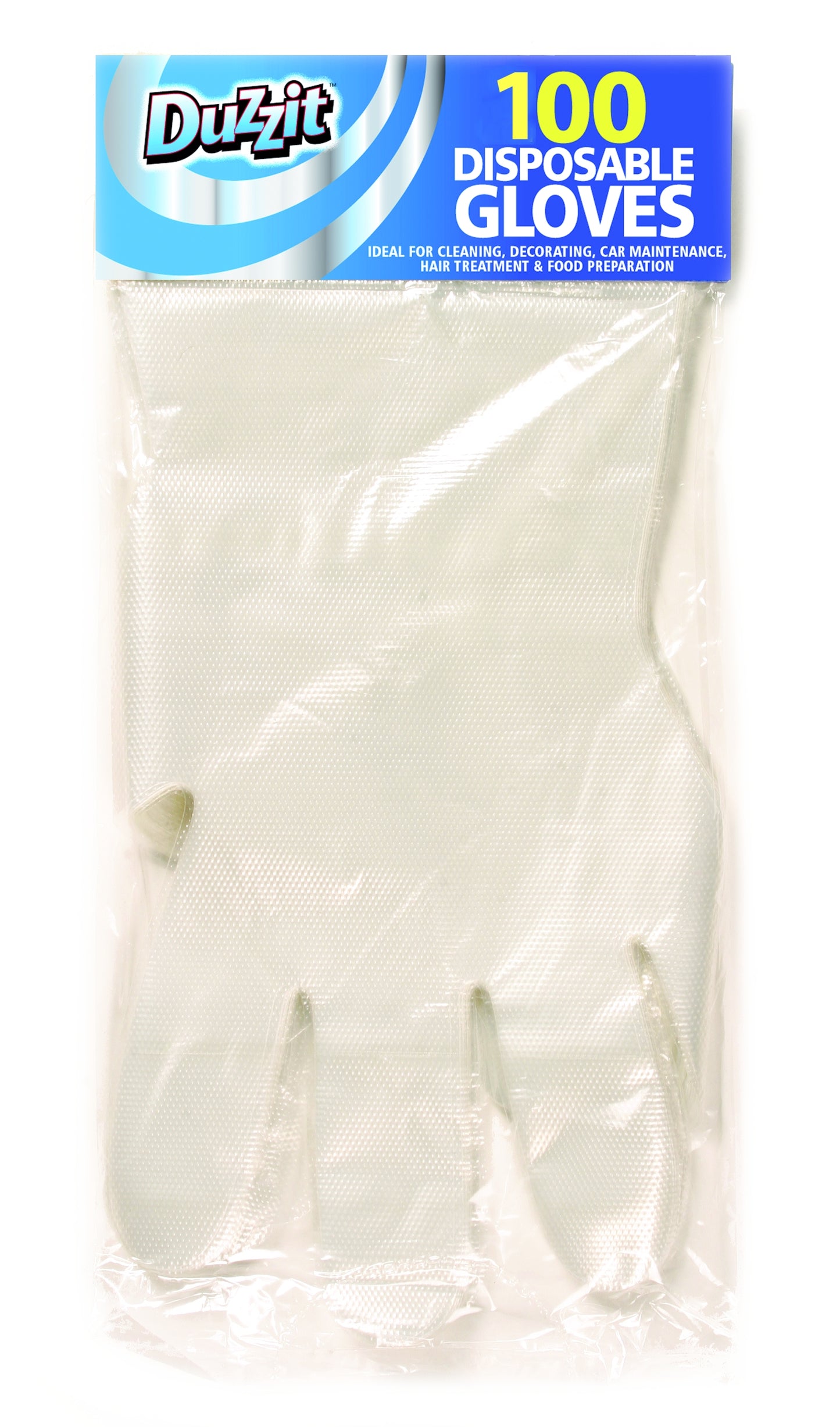 Gants jetables Duzzit (100 unités)