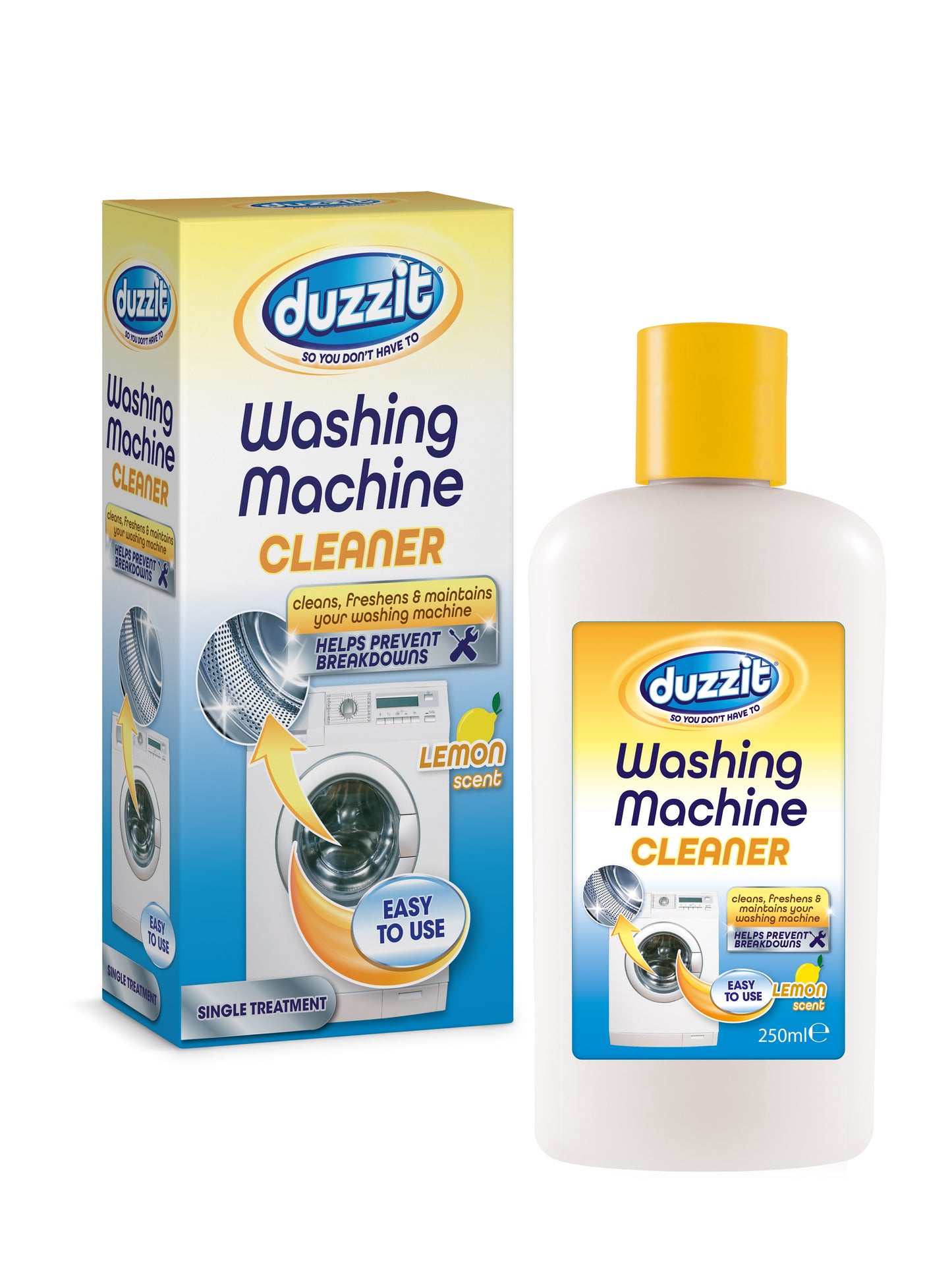 Duzzit Nettoyant Lave-linge Citron Agrumes 250ml