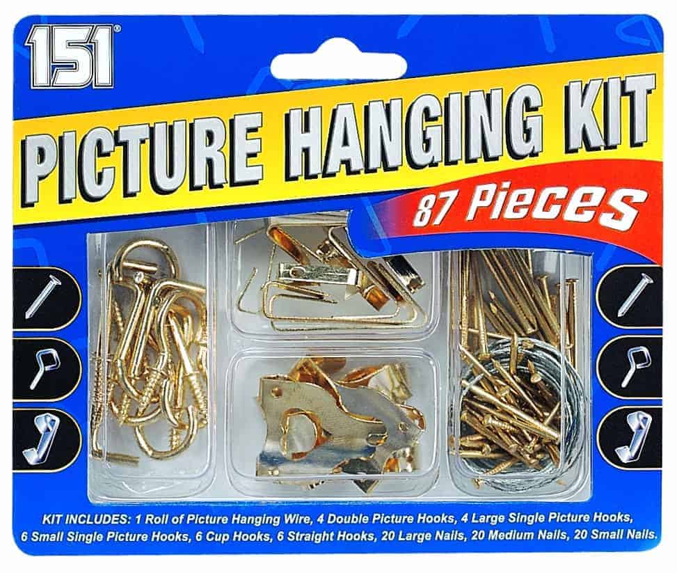 KIT D'ACCROCHAGE DE TABLEAUX ASSORTI