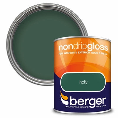 BERGER NON DRIP GLOSS 750ml HOLLY