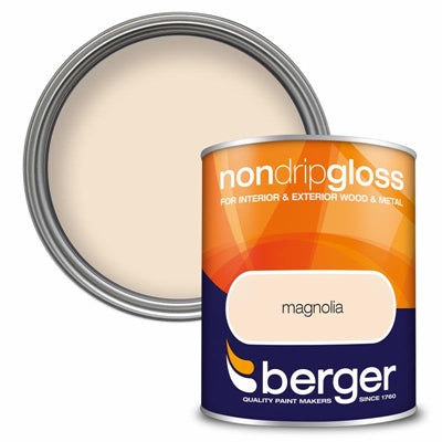 BERGER NON DRIP GLOSS 750ml MAGNOLIA