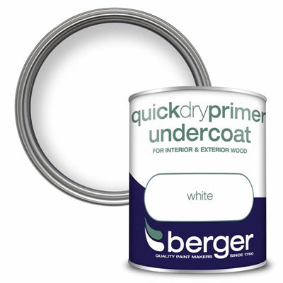 BERGER QUICK DRY PRIMER 750ml WHITE