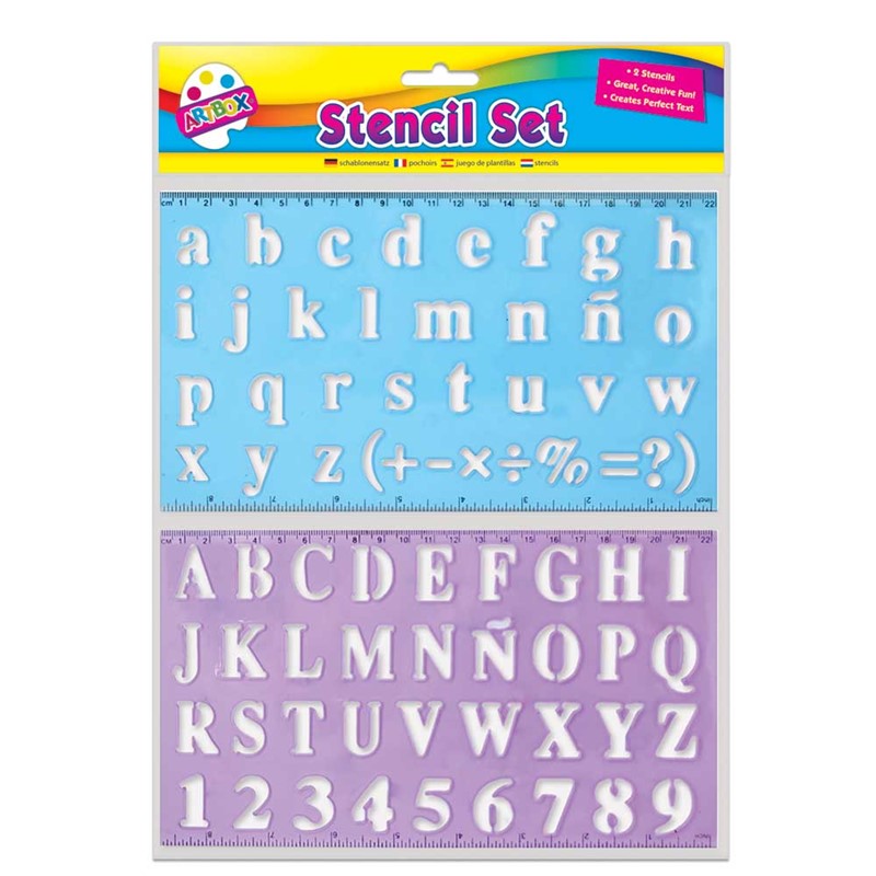 Alphabet Stencil Set