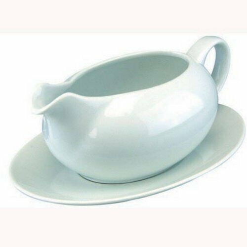 APOLLO GRAVY BOAT WITH SAUCER