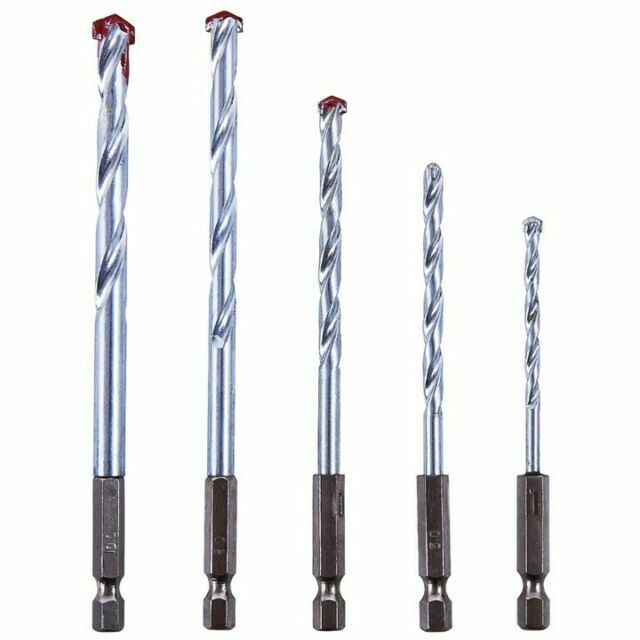 JEU DE FORETS DE MAÇONNERIE AMTECH QUEUE 1/4" 5 PIÈCES
