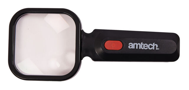 AMTECH MAG GLASS/LED LIGHT
