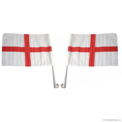 Drapeau de voiture Angleterre 30cm x 45cm - Lot de deux