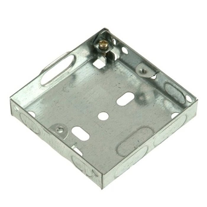 Flush Metal Boxes, 1-Gang Light Switch 16mm