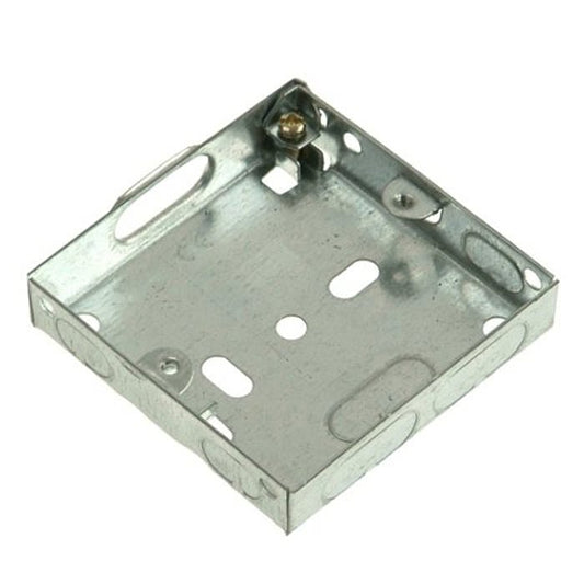Boîtes métalliques encastrées, interrupteur simple 16mm