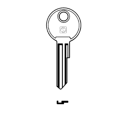 Silca LF8 Cylinder Key Blank for Lowe & Fletcher