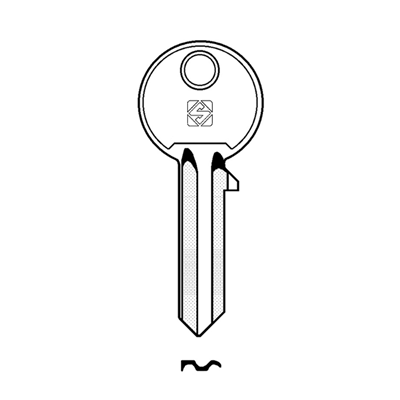 Silca ER1 Cylinder Key Blank for Era