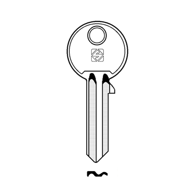 Silca CS206 Cylinder Key Blank