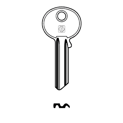 Silca CE2 Cylinder Key Blank for Ces