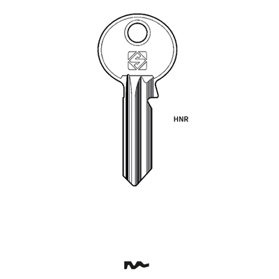 Silca RU20 Cylinder Key Blank for Ruko (HNR)