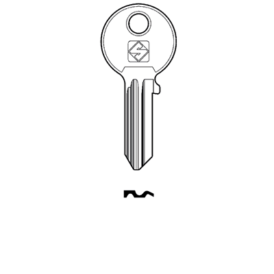 Silca FF2 Cylinder Key Blank for FF