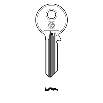 Silca AB54 Cylinder Key