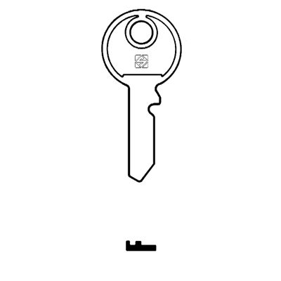 Silca HEN1 Cylinder Key Blank for Henderson