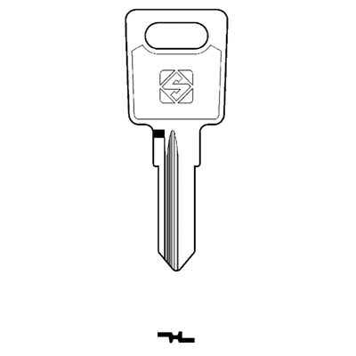 Ébauche de clé Silca LS11R pour Las