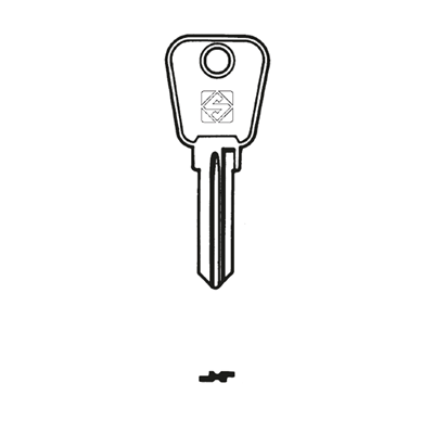 Silca LF19 Cylinder Key Blank for Lowe & Fletcher