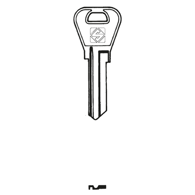 Silca WE1 Cylinder Key Blank for Weiser