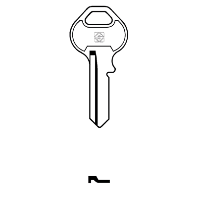 Ébauche de clé Silca MS3 pour cylindre Master