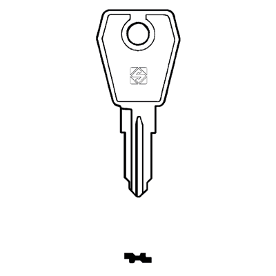 Silca LF30R Cylinder Key Blank for Lowe & Fletcher