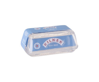 GLASS BUTTER DISH AND LID