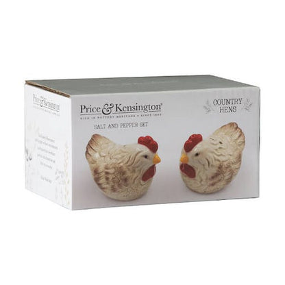 Price & Kensington Country Hens Salt And Pepper Set