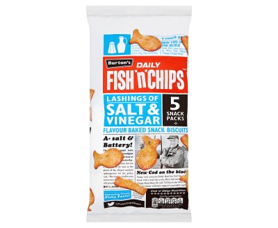 BURTONS DAILY FISH & CHIPS 5PK
