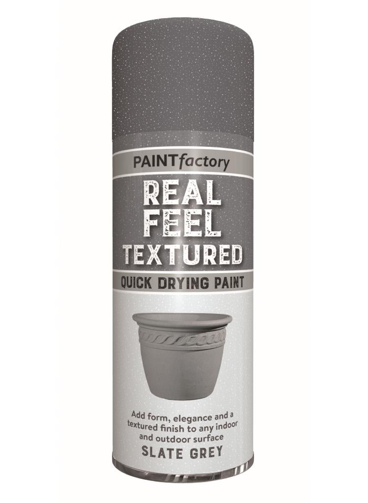 Peinture en aérosol PF Effet Texturé Gris - 400ml - Lot de 12 bombes pour une créativité sans limite