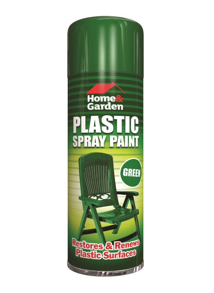 Peinture Aérosol H&G Verte pour Plastique - Haute Qualité, Séchage Rapide