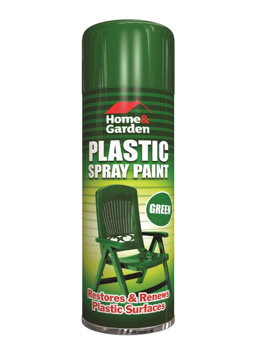 Peinture Aérosol H&G Verte pour Plastique - Haute Qualité, Séchage Rapide