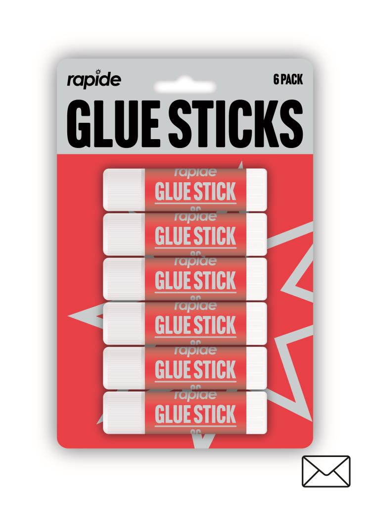 RAPIDE GLUE STICK 8G - 6PK
