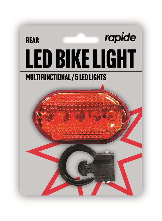 Éclairage de vélo arrière RAP LED | Haute visibilité, Installation facile