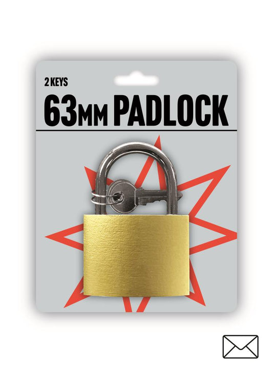 Cadenas RAP effet laiton 63 mm pour une sécurité renforcée