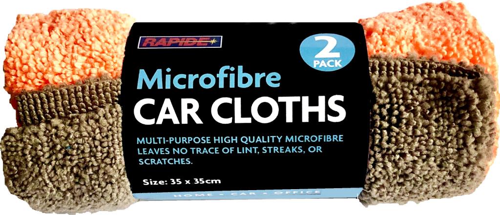 Chiffons de voiture en microfibre Rap - Lot de 2 : serviettes de nettoyage de qualité supérieure pour une brillance impeccable