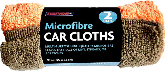 Chiffons de voiture en microfibre Rap - Lot de 2 : serviettes de nettoyage de qualité supérieure pour une brillance impeccable