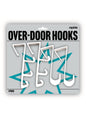 Versatile Rap Over Door Hooks - Set of 4 for Efficient Organization and Storage