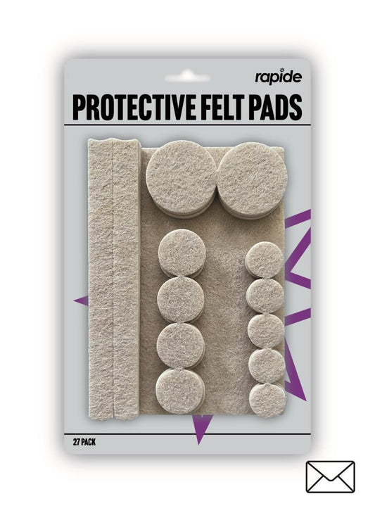 Kit complet de patins en feutre RAP - 27 pièces pour une protection optimale des meubles et la préservation des surfaces